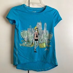 DKNY Girls Medium Tee * Shopping with 3D‎ Embellishments
